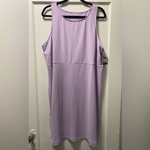 Eddie Bauer Lilac Midi Aster Empire Dress TALL